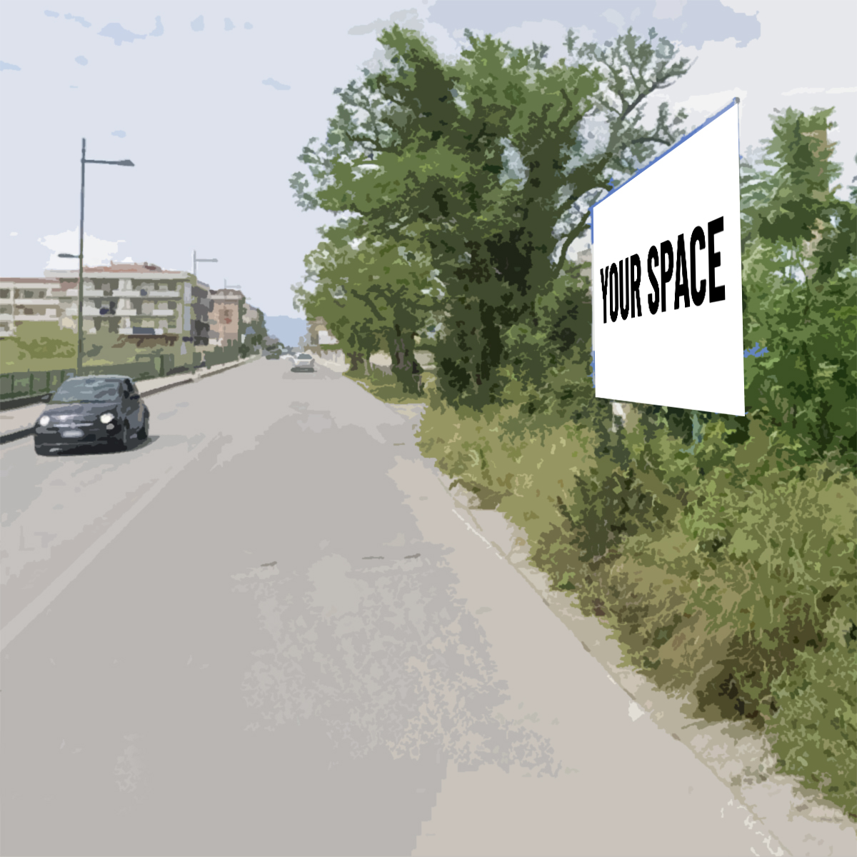SPAZIO PUBBLICITARIO 600 x 300 Via Roma  (BELLIZZI) Dal 19/10/2026 al 01/11/2026 14 giorni